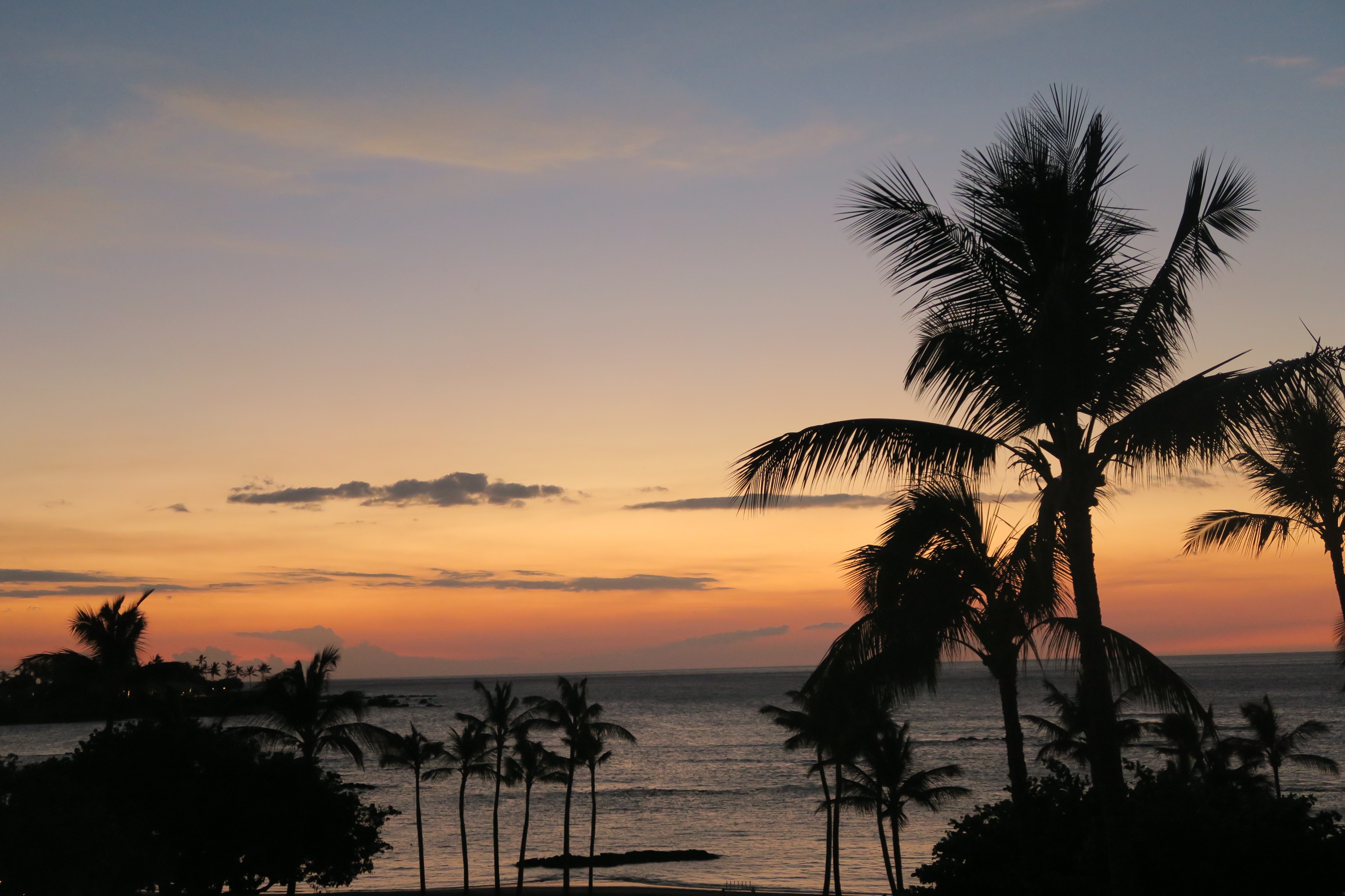 mauna lani bay sunset big island hawaii