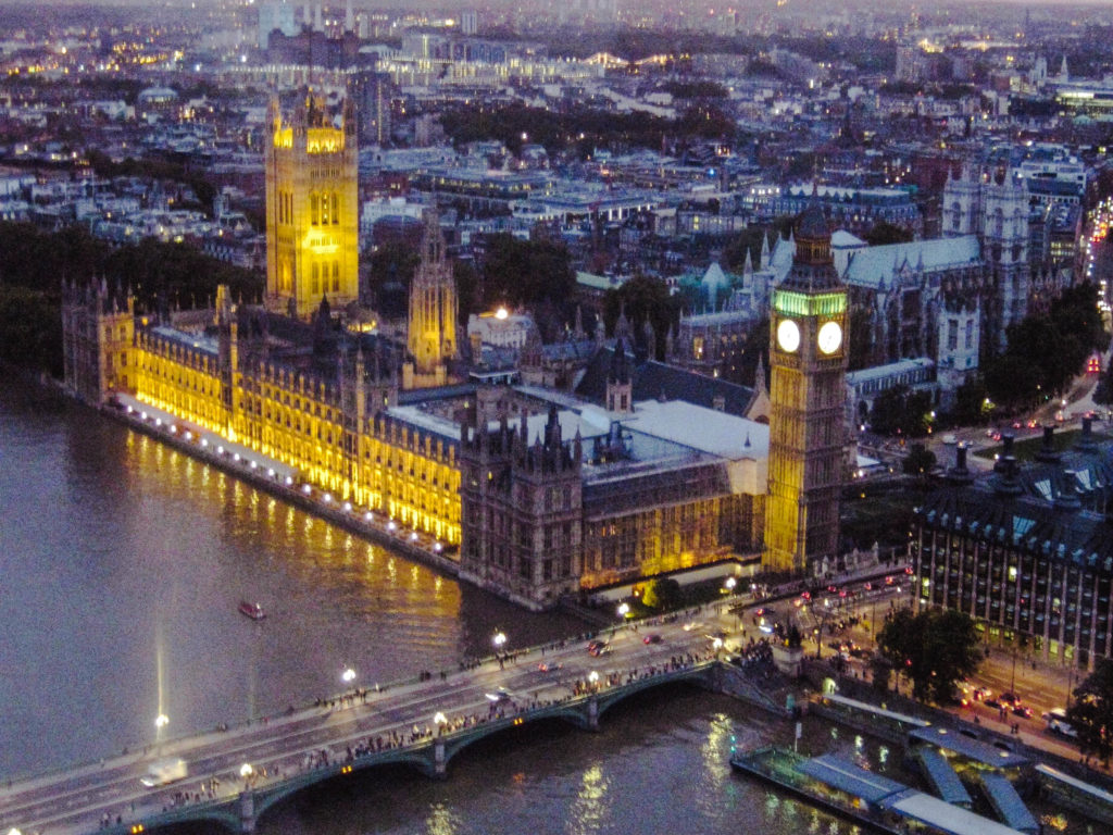 5 Days in London Itinerary London Eye View